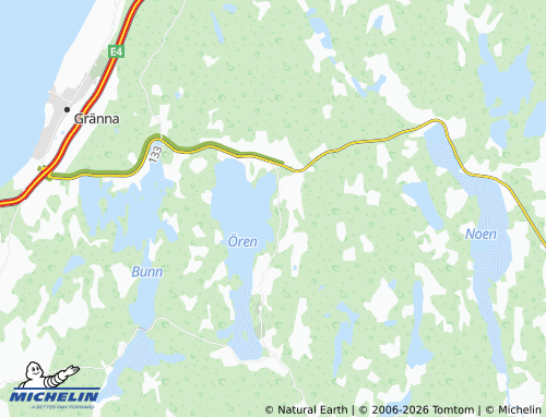 Carte MICHELIN Grankärr - ViaMichelin