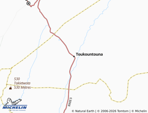 Mappa MICHELIN Toukountouna - ViaMichelin