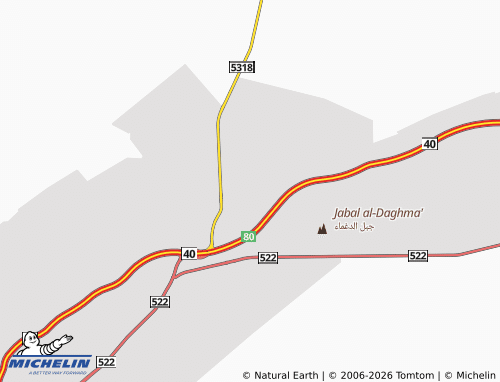 Mapa MICHELIN Al Mashriq - ViaMichelin