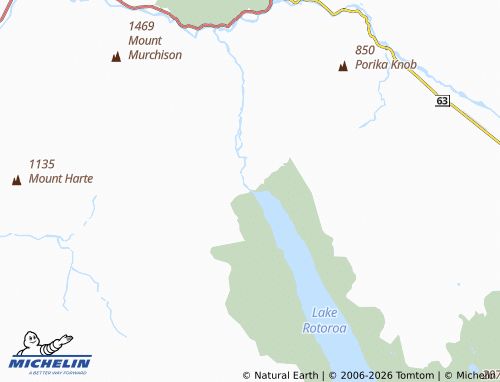 Mapa MICHELIN Rotoroa - ViaMichelin