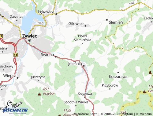 MICHELIN Mutne map - ViaMichelin