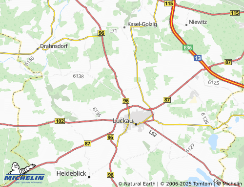 MICHELIN Gießmannsdorf map - ViaMichelin