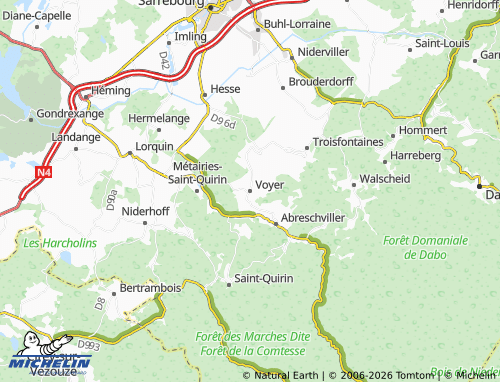 Mappa MICHELIN Voyer - ViaMichelin