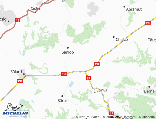 Mappa MICHELIN Cenaloș - ViaMichelin