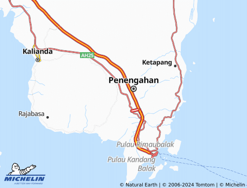 MICHELIN Sukabaru map - ViaMichelin