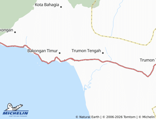 MICHELIN Gunong Kapho map - ViaMichelin