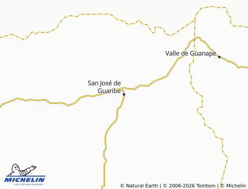 Mappa MICHELIN San José de Guaribe - ViaMichelin