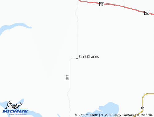 MICHELIN Saint Charles map - ViaMichelin
