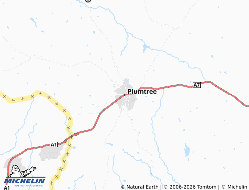 MICHELIN-Landkarte Plumtree - ViaMichelin