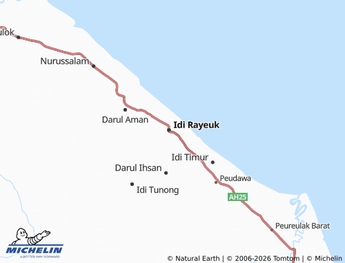 MICHELIN Keude Aceh map - ViaMichelin