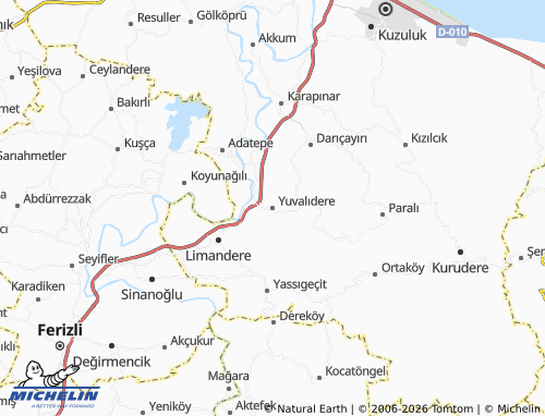 Mappa MICHELIN Yuvalıdere - ViaMichelin