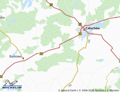 MICHELIN Jaromierz map - ViaMichelin