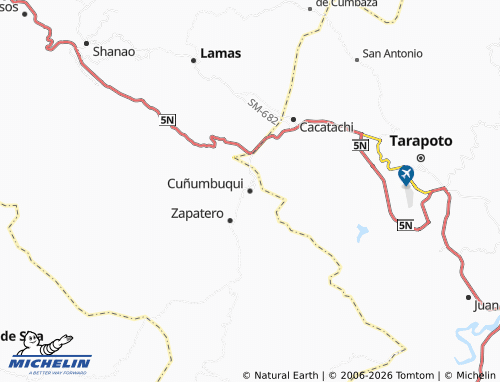 Mappa MICHELIN Cuñumbuqui - ViaMichelin