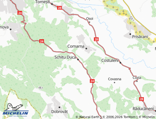 MICHELIN Schitu Duca map - ViaMichelin