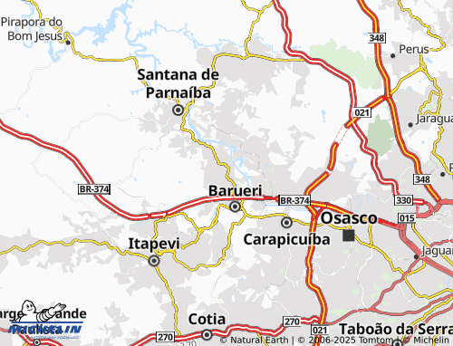 MICHELIN-Landkarte Vila São Silvestre - ViaMichelin