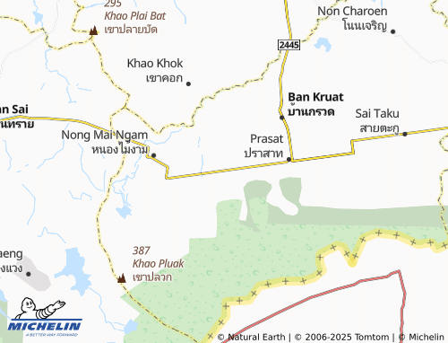 MICHELIN Bueng Charoen map - ViaMichelin