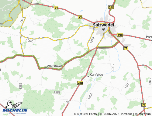 MICHELIN Wieblitz-Eversdorf map - ViaMichelin