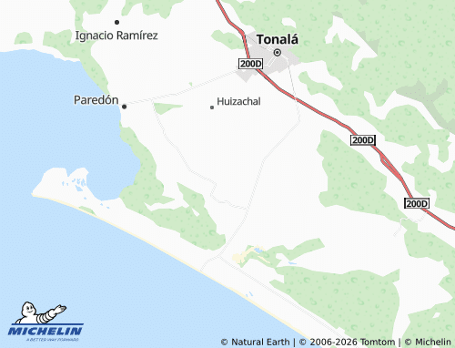 Mappa MICHELIN Calzada de Huachipilín - ViaMichelin