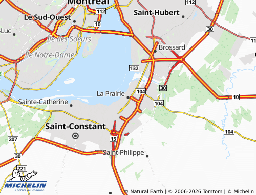 MICHELIN La Prairie map - ViaMichelin