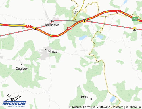 Mapa MICHELIN Grodzisk - ViaMichelin