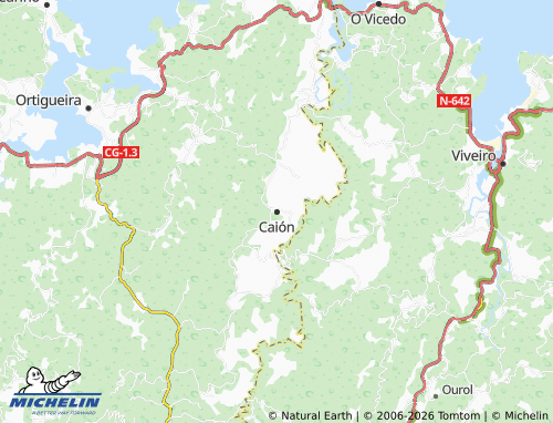 Kaart MICHELIN Caión - ViaMichelin