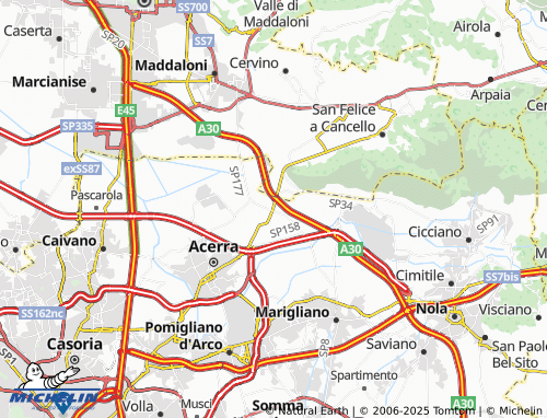 Carte MICHELIN Gaudello - ViaMichelin