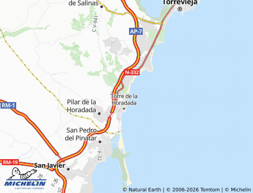 Mapa MICHELIN Mil Palmeras - ViaMichelin