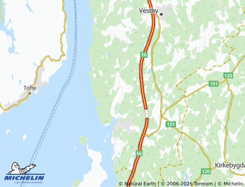 Mappa MICHELIN Mørk - ViaMichelin