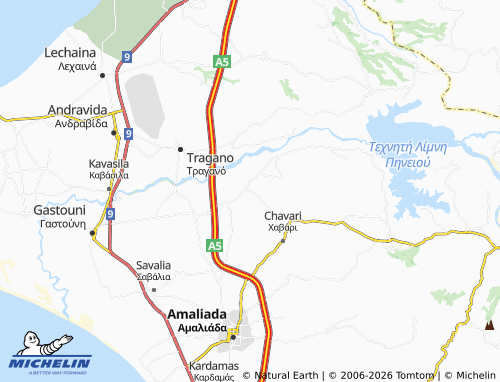 Carte MICHELIN Avgeio - ViaMichelin
