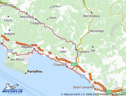 MICHELIN Leivi map - ViaMichelin