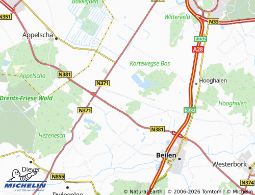Carte MICHELIN Oranje - ViaMichelin