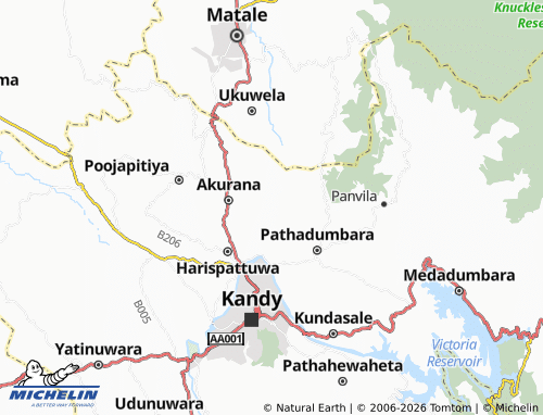 Mappa MICHELIN Aluthgama1 - ViaMichelin