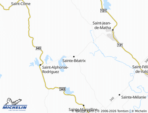 Mapa MICHELIN Sainte-Béatrix - ViaMichelin