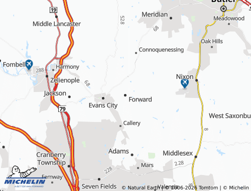 Mappa MICHELIN Forward - ViaMichelin