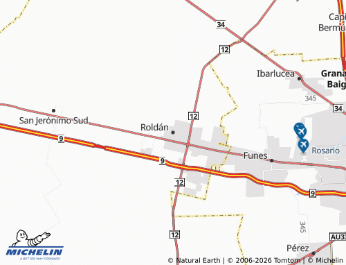 Mappa MICHELIN Roldán - ViaMichelin