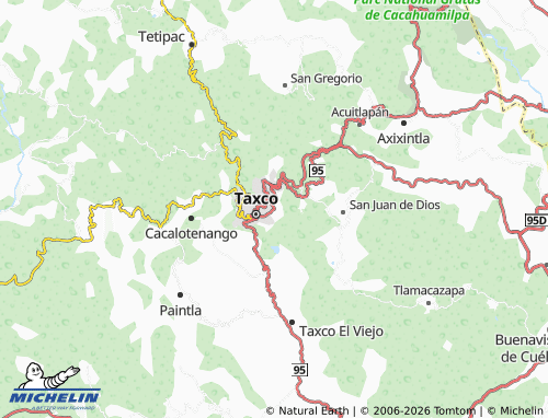 MICHELIN Balcones map - ViaMichelin