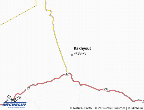 Mappa MICHELIN Rakhyout - ViaMichelin