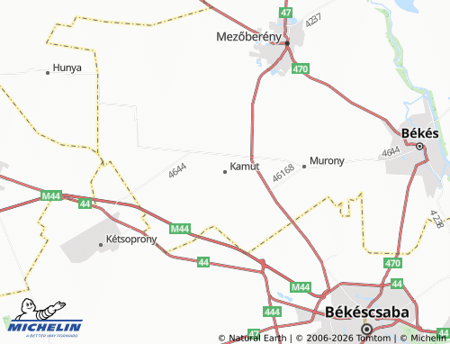 Mapa MICHELIN Kamut - ViaMichelin