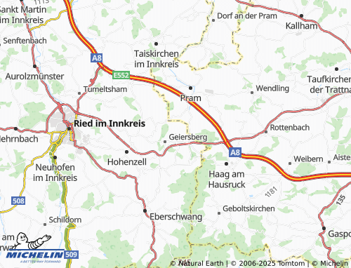 MICHELIN-Landkarte Oberleiten - ViaMichelin