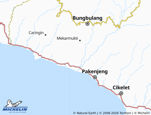 MICHELIN-Landkarte Cijayana - ViaMichelin