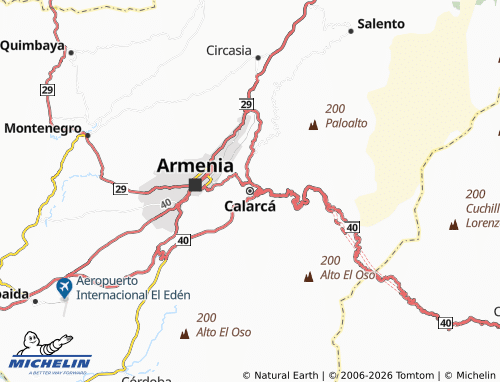 Mappa MICHELIN Calarcá - ViaMichelin