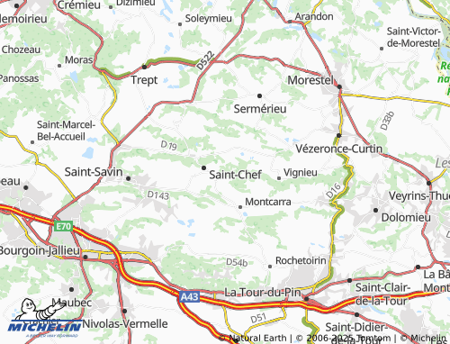 MICHELIN-Landkarte Basse Biousse - ViaMichelin