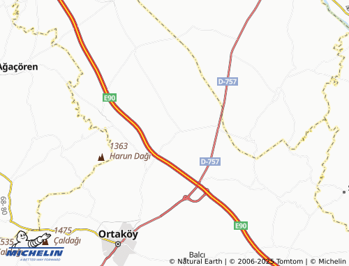MICHELIN Salarıalaca map - ViaMichelin