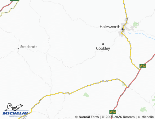 Carte MICHELIN Ubbeston - ViaMichelin