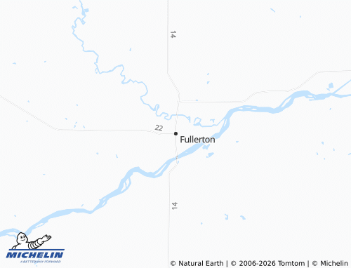 Mappa MICHELIN Fullerton - ViaMichelin