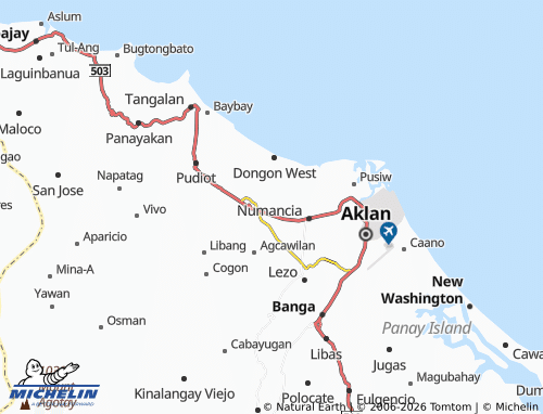 MICHELIN Mantiguib map - ViaMichelin