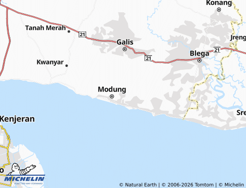 MICHELIN Suwaan map - ViaMichelin