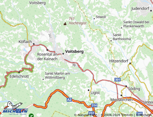 MICHELIN Lobming map - ViaMichelin