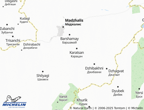 MICHELIN-Landkarte Dzhinabi - ViaMichelin