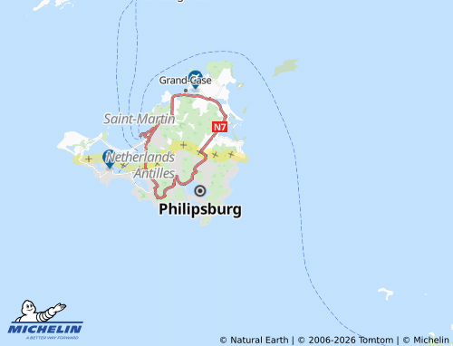 MICHELIN Upper Prince's Quarter map - ViaMichelin